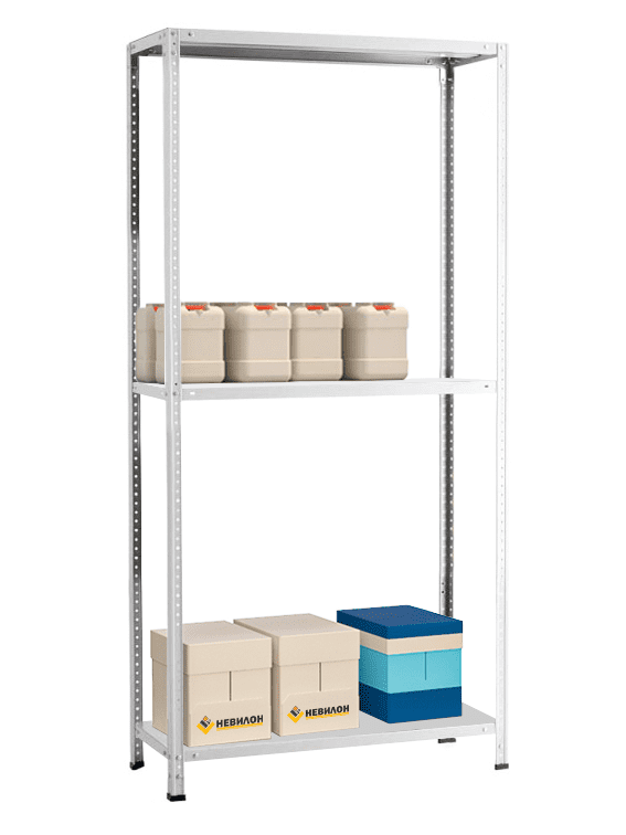 Стеллаж Невилон 2550х1000х400 c 3 полками