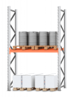 Стеллаж паллетный Лайт 3000х2200х1100 1 ярус Р70.1.5Б120.1.5