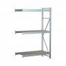 Стеллаж SGR-V 2500х1200х600 3 яруса (рамы, балки, настил - цинк) ДС