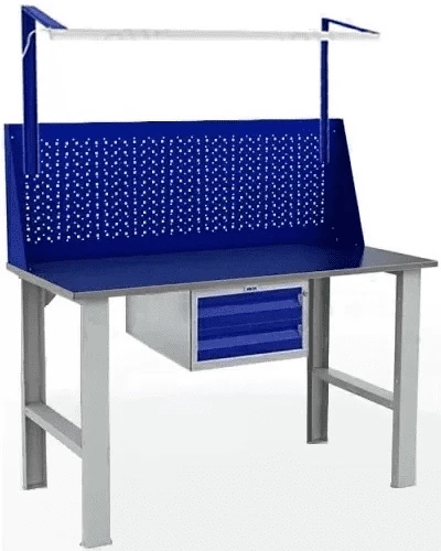 Верстак Практик с экраном и освещением WT140.F1/F1.111