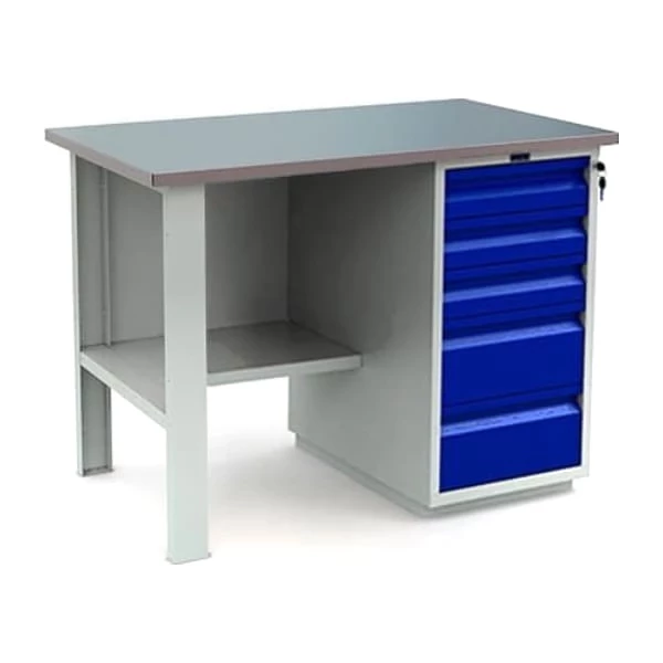 Верстак Практик с ящиками модульный WT120.F1/WD5.000