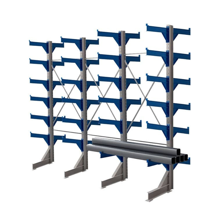 Стеллаж консольный двухсторонний КТр 4000х4980х2600 (1200) 6 ярусов
