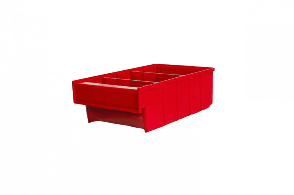 Ящик пласт. Б 300х185х100 красный