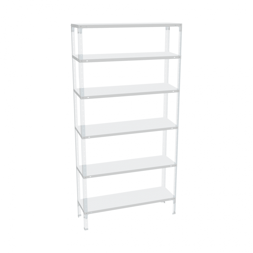 Стеллаж СТ-012 2200х1000х500 с 6 полками до 250 кг Стеллаж СТ-012 2200х1000х500 с 6 полками до 250 кг