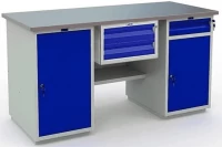 Верстак с оцинкованной столешницей гаражный WT160.WD1/WD2.100
