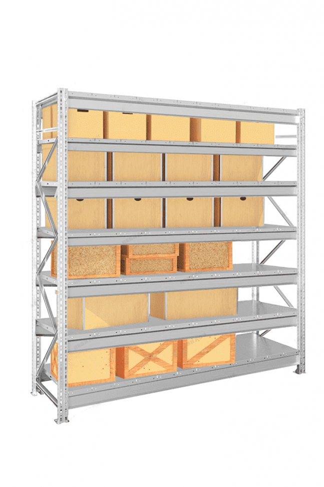 Стеллаж MS Pro Z 2500х1200х600 7 ярусов