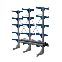 Стеллаж консольный двухсторонний КТр 4000х3360х2600 (1200) 5 ярусов