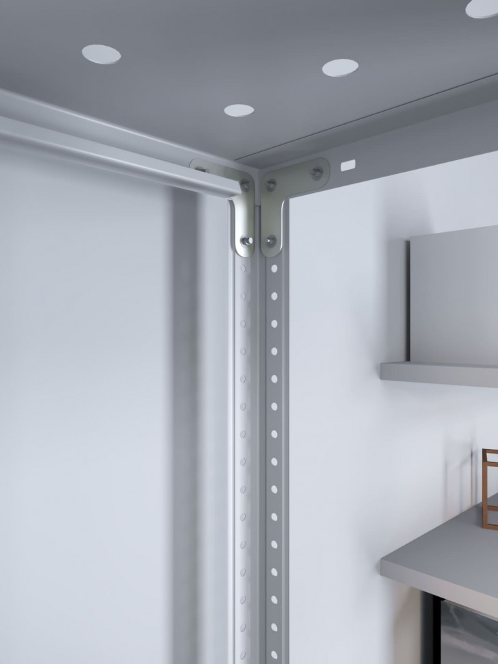 Стеллаж ТС Лайт 1500х1200х300 с 4 перфорированными полками