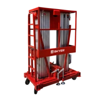 Подъемник двухмачтовый несамоходный электрический SKYER GTWY12-200 DC