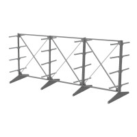 Стеллаж консольный двухсторонний Sortex 1920х4808х1280 4 яруса