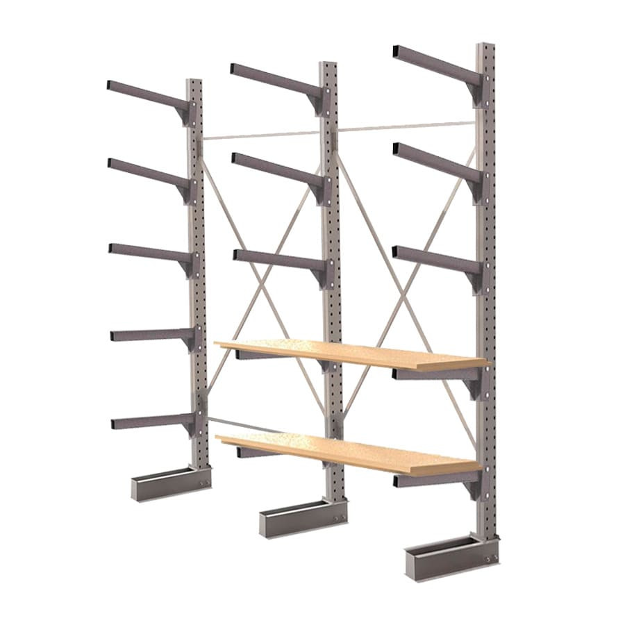 Стеллаж консольный односторонний КЛр 2500х3201х755 (600) 5 ярусов Стеллаж консольный односторонний КЛр 2500х3201х755 (600) 5 ярусов