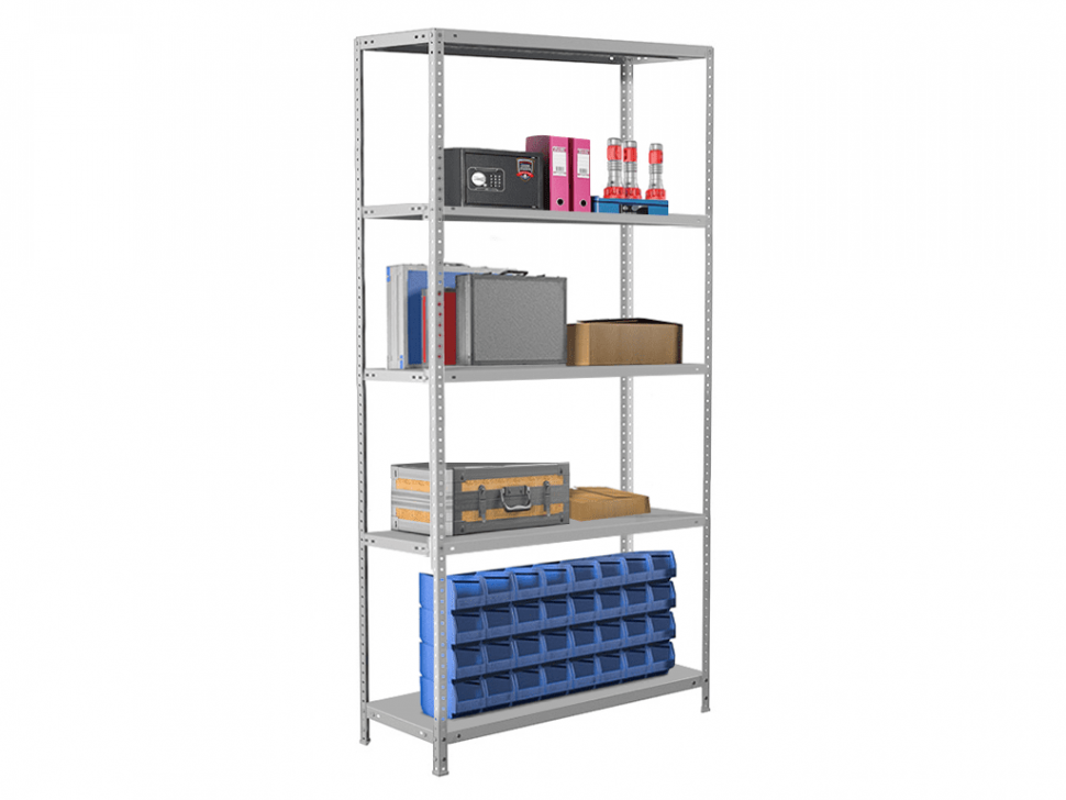 Стеллаж MS Standart 1600х1000х400 c 5 полками