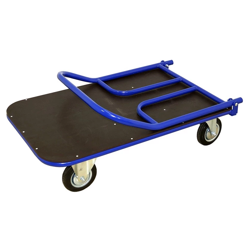 Платформенная тележка ТПСР 2 ФЛ (г/п 400 кг, 900x600 мм, колеса серая резина 160 мм, складная ручка) Платформенная тележка ТПСР 2 ФЛ (г/п 400 кг, 900x600 мм, колеса серая резина 160 мм, складная ручка)