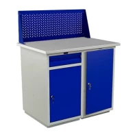 Верстак с полками и перфопанелью в сарай WT100.WD2/WD1.010