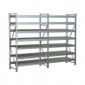 Стеллаж SGR-V 2000х1500х600 7 ярусов (рамы, балки, настил - цинк) ОС