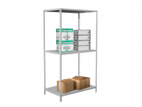 Стеллаж MS Standart 2550х1000х600 c 3 полками