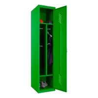Шкаф металлический односекционный зеленый