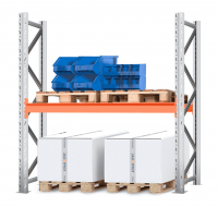 Стеллаж паллетный Лайт 2000х1800х1100 1 ярус Р70.1.5Б120.1.5