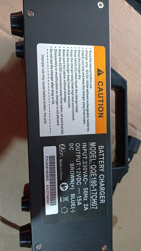 Зарядное устройство для штабелёров DYC/PEMS 12V/15A (Charger), шт Зарядное устройство для штабелёров DYC/PEMS 12V/15A (Charger), шт