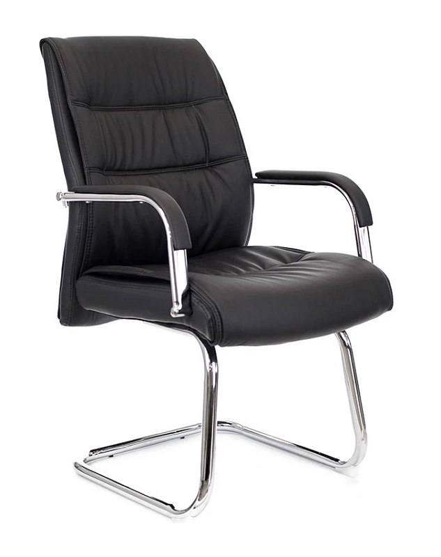Кресло посетителя Bond экокожа черная Кресло посетителя Bond экокожа черная