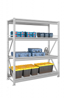 Стеллаж металлический MS Pro Z 2000х1500х1000 мм 4 яруса с нагрузкой 500 кг на полку