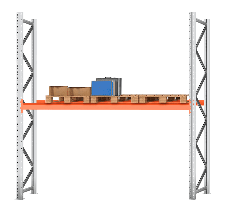 Стеллаж паллетный Лайт 3000х2700х1100 1 ярус (Р70.1.5Б120.1.5) Стеллаж паллетный Лайт 3000х2700х1100 1 ярус (Р70.1.5Б120.1.5)