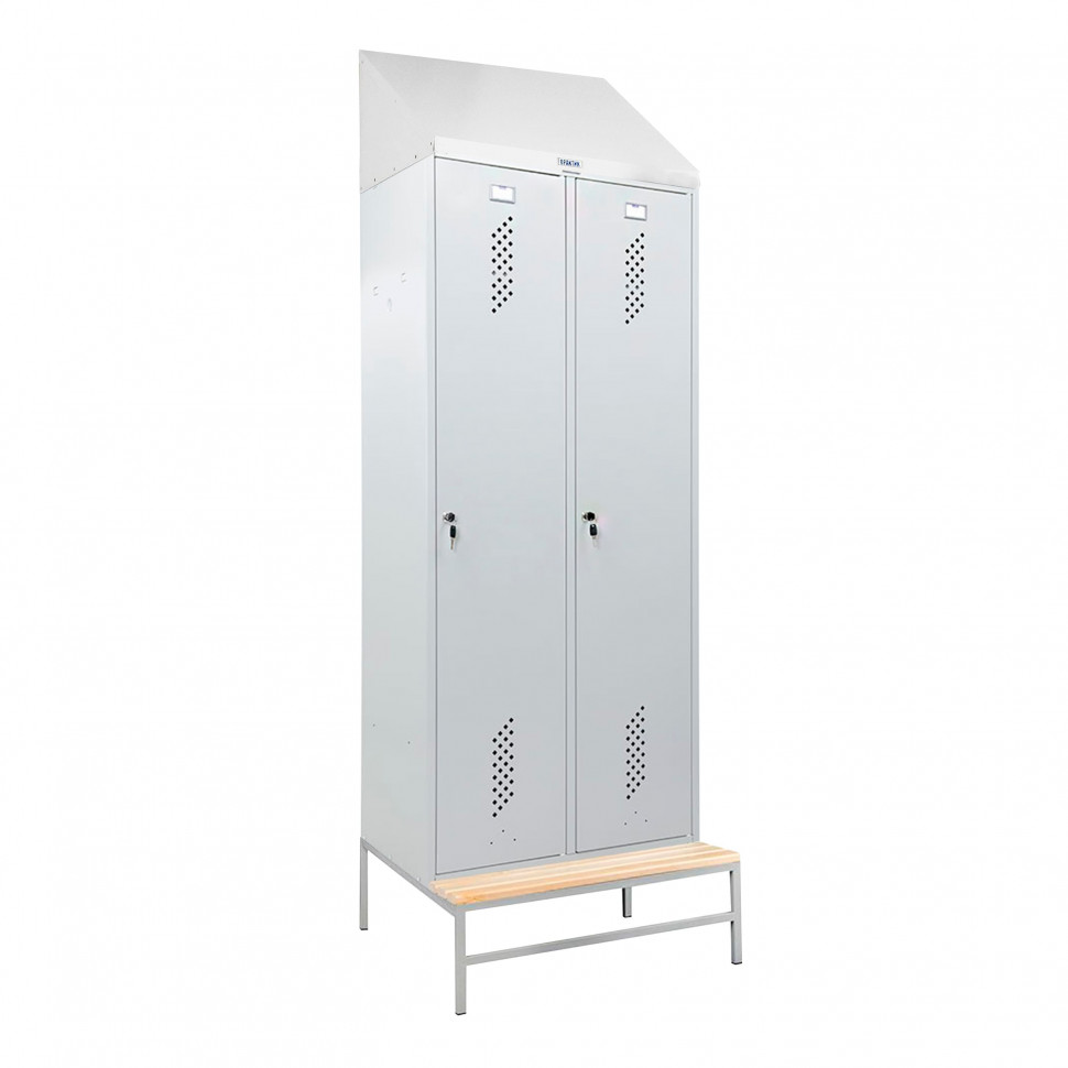 Шкаф LS-K-780 на скамье-подставке + наклонная крыша