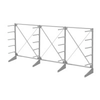 Стеллаж консольный односторонний Sortex 1920х4808х720 5 ярусов