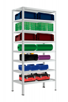 Стеллаж СТФУ 1048-2,0 2000х1000х400 мм 8 полок