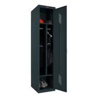 Шкаф металлический односекционный графит