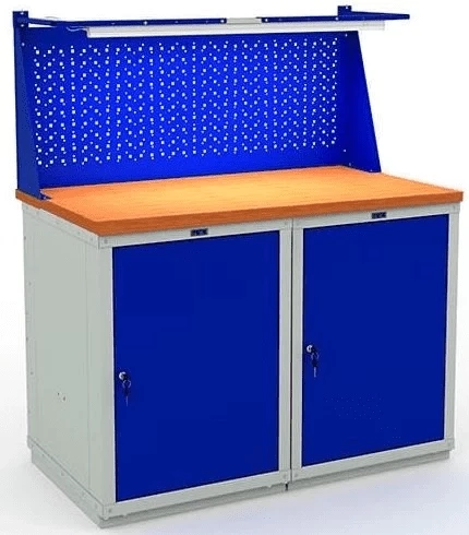 Верстак для балкона с экраном W120.WS1/WS1.011