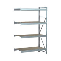 Стеллаж SGR-V 2500х1800х1000 4 яруса (рамы, балки, настил - цинк) ДС