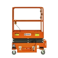 Подъемник ножничный несамоходный SJY-0.3-3 220V, 300 кг, высота подъема 3 м SMART