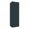 Шкаф металлический двухсекционный графит
