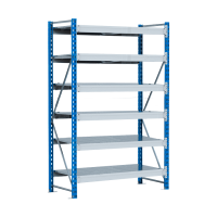 Стеллаж SGR-V 350 кг 2000х1500х600 6 ярусов (рамы RAL 5015 / настил цинк) ОС