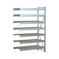 Стеллаж SGR-V 3000х1500х600 7 ярусов (рамы, балки, настил - цинк) ДС