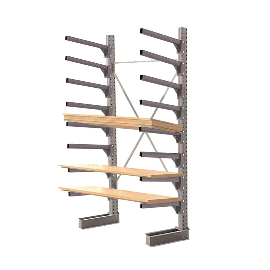 Стеллаж консольный односторонний КЛр 2500х1634х955 (800) 8 ярусов