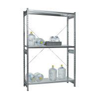 Стеллаж СТ-031 цинк 1855х1300х300 3 полки до 200 кг