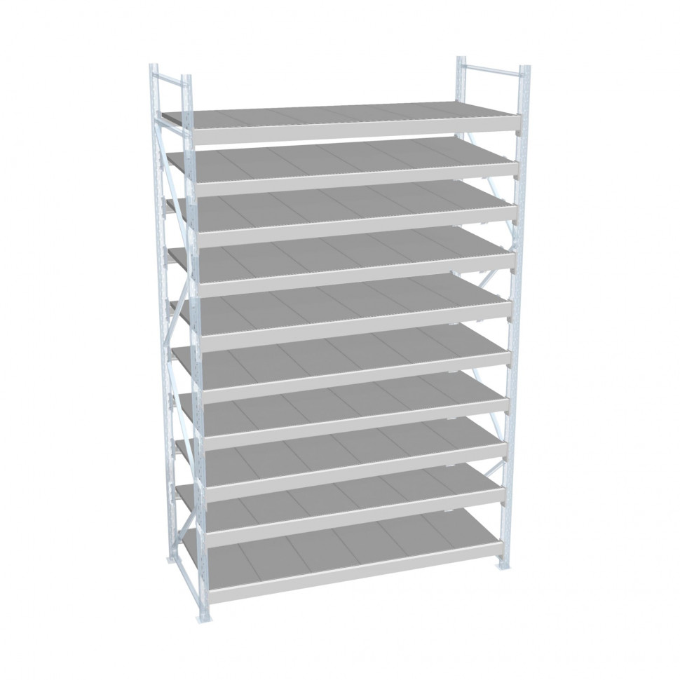 Стеллаж СТ-051 6000х1800х850 с 10 ярусами