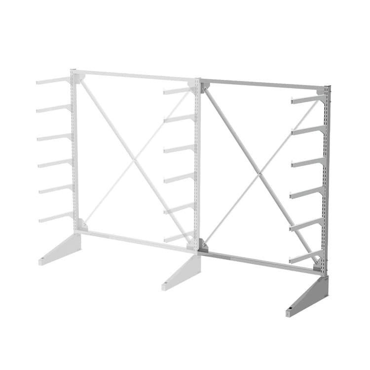 Стеллаж консольный односторонний Sortex 1920х1587х720 6 яруса ДС Стеллаж консольный односторонний Sortex 1920х1587х720 6 яруса ДС