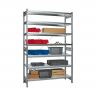 Стеллаж СТ-031 цинк 1855х1000х600 7 полок до 300 кг Стеллаж СТ-031 цинк 1855х1000х600 7 полок до 300 кг