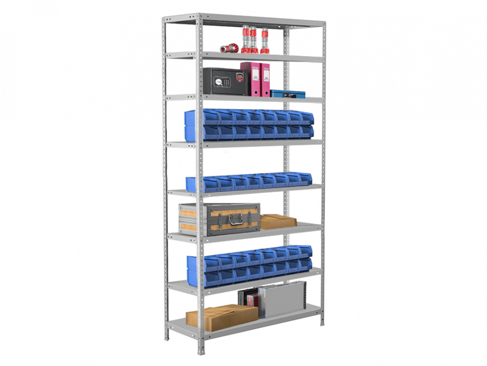 Стеллаж MS Standart 2550х1000х400 c 8 полками