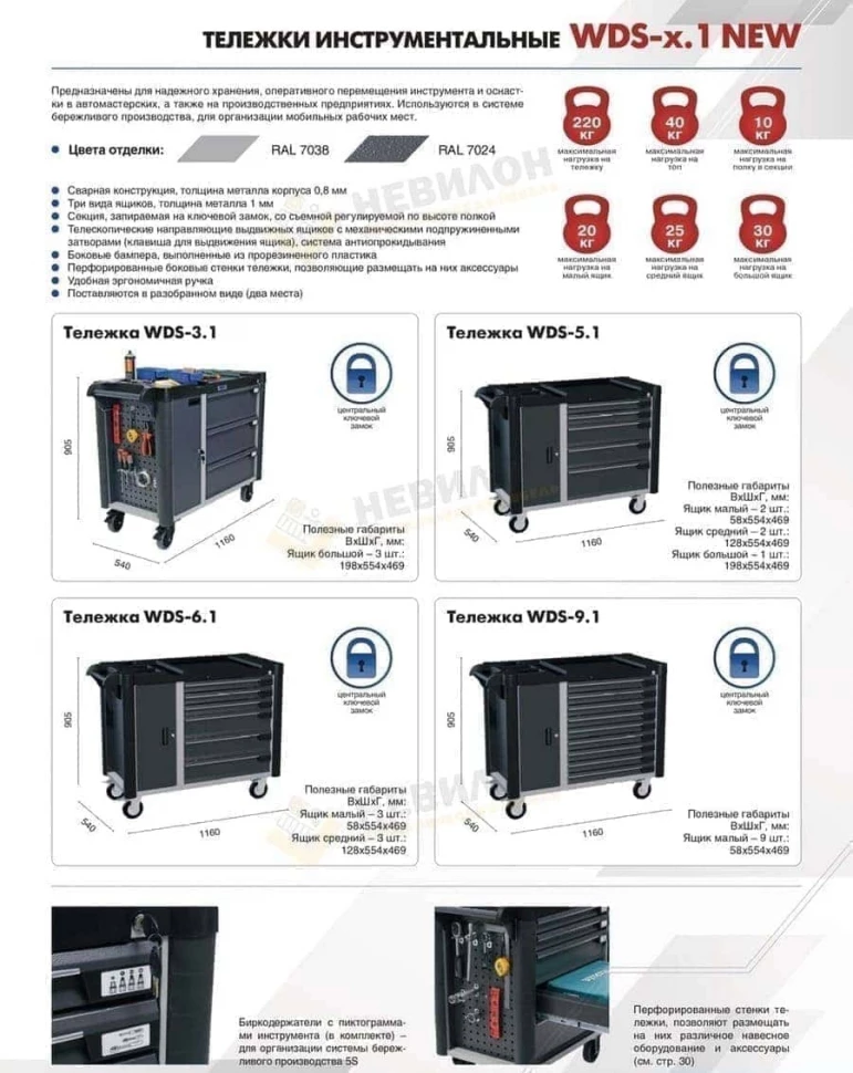 Тележка WDS-5.0 new