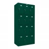 Шкаф сумочница металлический темно-зеленый