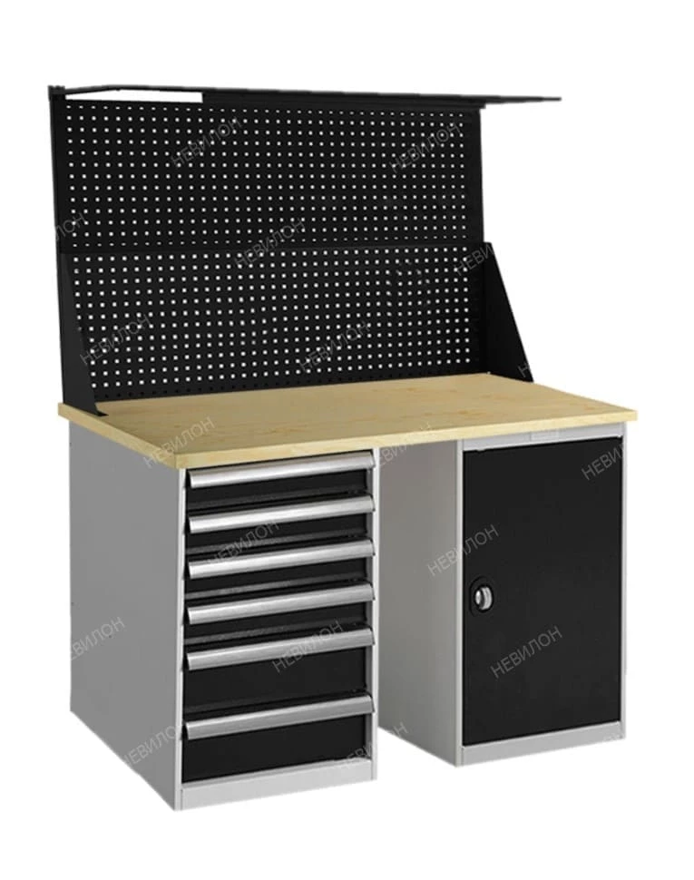 Верстак Практик с деревянной столешницей W 150.PТ1.Т6.021 1500 мм