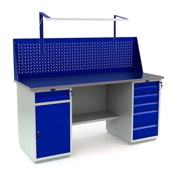 Верстак промышленный легкий WT180.WD2/WD5.011 Верстак промышленный легкий WT180.WD2/WD5.011