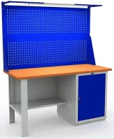 Верстак для балкона с полками W160.F2/WS1.021