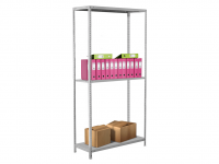 Стеллаж MS Standart 2550х1000х400 c 3 полками