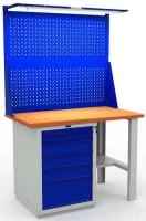 Верстак для балкона с освещением W120.WS6/F2.021