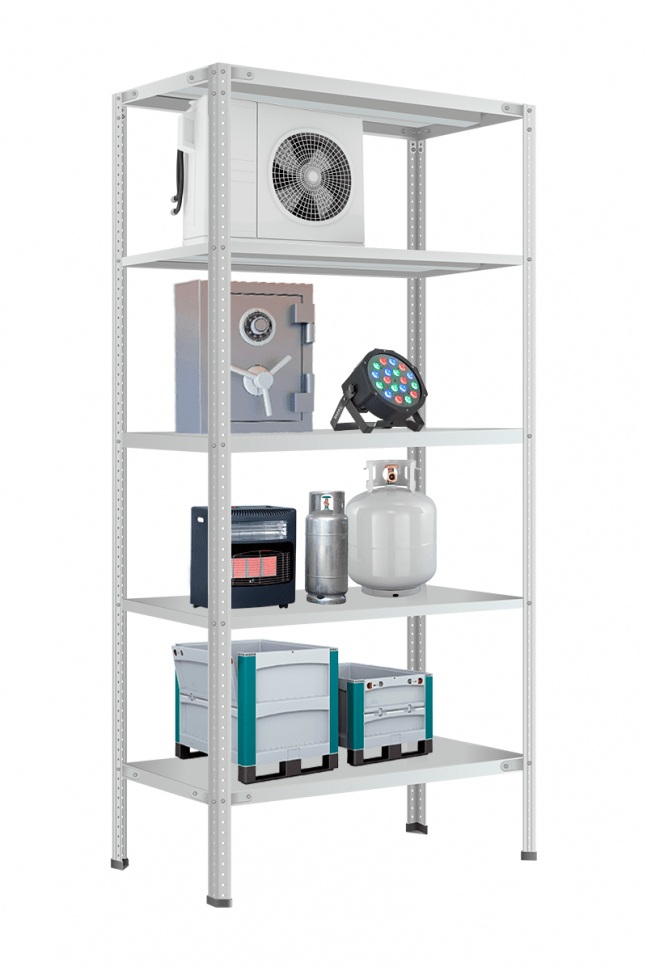 Стеллаж МС-900 3000х1000х600 мм 5 полок